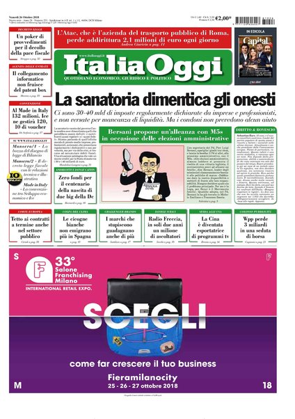 Italia oggi : quotidiano di economia finanza e politica